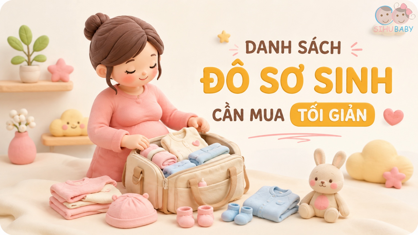 Danh Sách Đồ Sơ Sinh Cần Mua Tối Giản Cho Mẹ Bầu (Chuẩn & Tiết Kiệm)