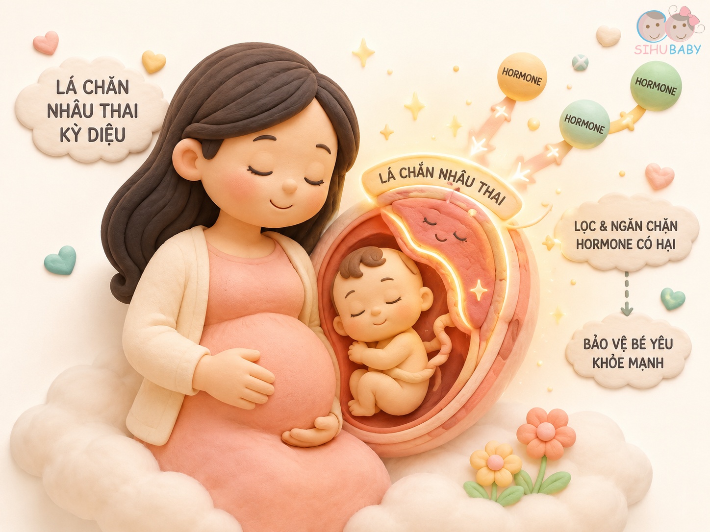 thai nhi có biết mẹ buồn không - cơ chế truyền dẫn hormone qua nhau thai