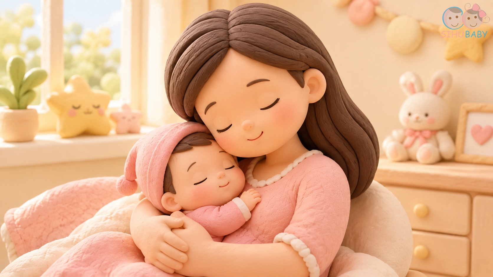 vì sao bé nín khóc khi mẹ bế đứng dậy - hơi ấm lồng ngực mẹ tái hiện tử cung