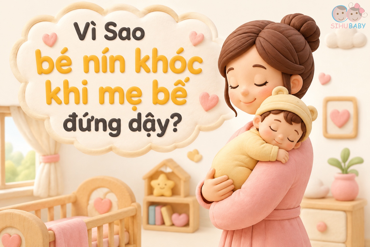 Vì Sao Bé Nín Khóc Khi Mẹ Bế Đứng Dậy? Phản Xạ Kỳ Diệu Của Con