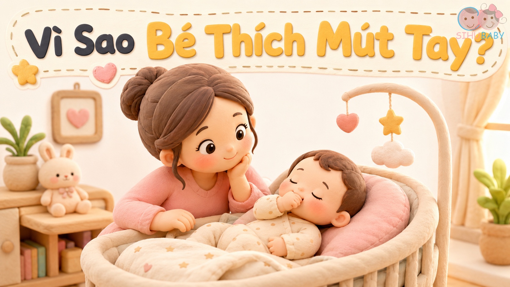 Vì Sao Em Bé Vừa Bú No Căng Vẫn Mút Tay? Bí Mật Nhu Cầu Tự Xoa Dịu