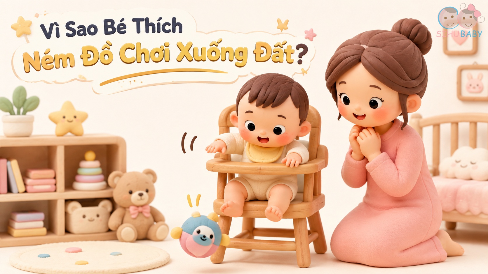 Vì Sao Bé Thích Ném Đồ Chơi Xuống Đất? Bí Mật Của Con