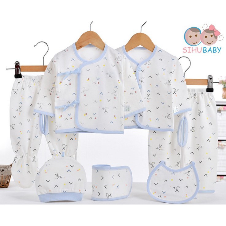 Combo Set Sơ Sinh 7 Món Vải Cao Cấp - Ảnh 4