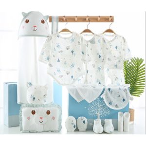 COMBO 15 MÓN SƠ SINH - COTTON THÔNG HƠI VẢI MỀM, MỊN [SiHu Baby Shop]