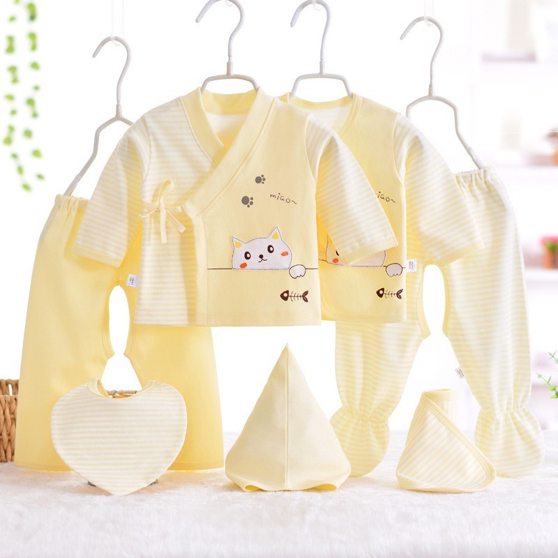 Combo Quần Áo Sơ Sinh 2 Set 14 Món - Ảnh 5