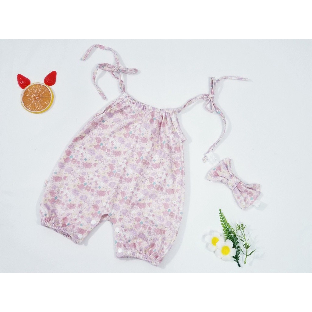 BỘ 2 DÂY DÀNH CHO BÉ GÁI KÈM NƠ DỄ THƯƠNG SIZE 4 - 10 KÝ [SiHu Baby Shop - Ảnh 4