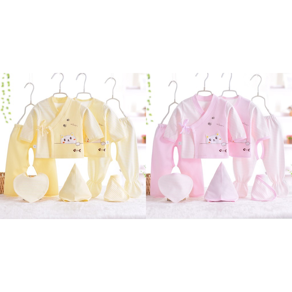 Combo Quần Áo Sơ Sinh 2 Set 14 Món - Ảnh 3