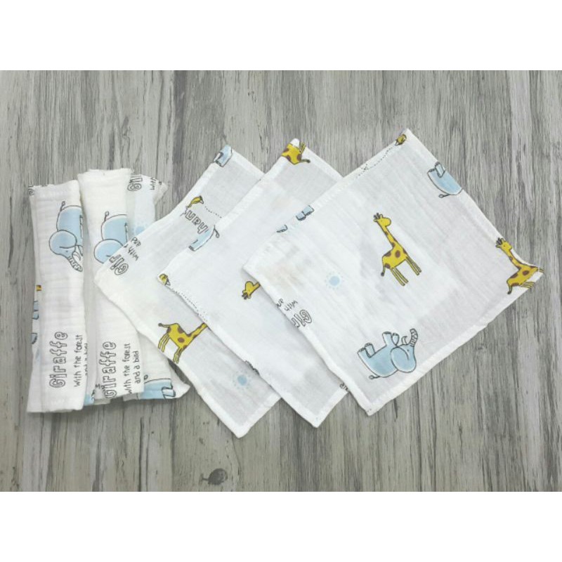 Khăn Sữa Xô Nhăn Muslin Cao Cấp 20 x 20cm - Sihu Baby Shop - Ảnh 3