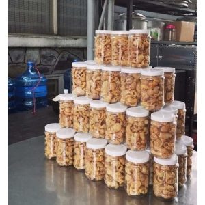 Hũ Da Heo Tỏi Ớt Chiên Giòn Hũ 150G Nhà Làm