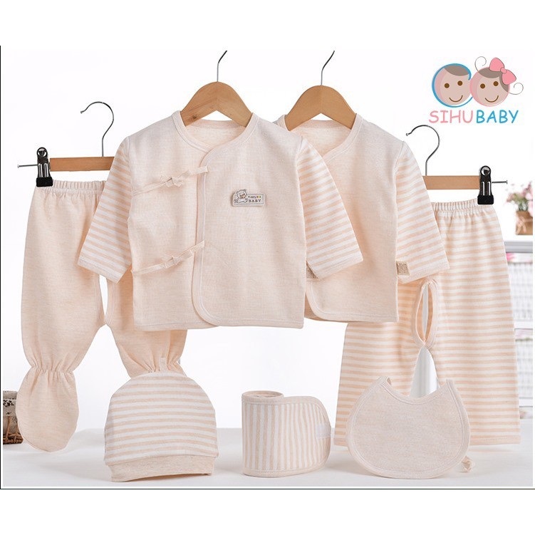 Combo Set Sơ Sinh 7 Món Vải Cao Cấp - Ảnh 2