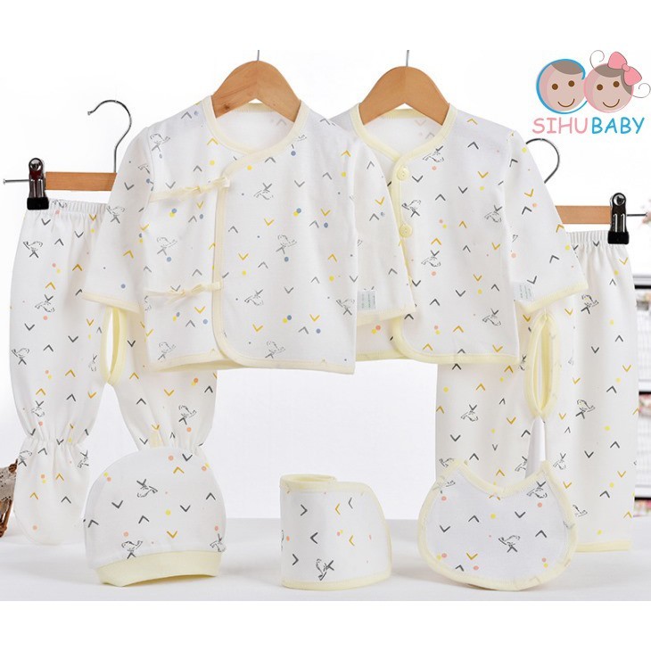 Combo Set Sơ Sinh 7 Món Vải Cao Cấp - Ảnh 3