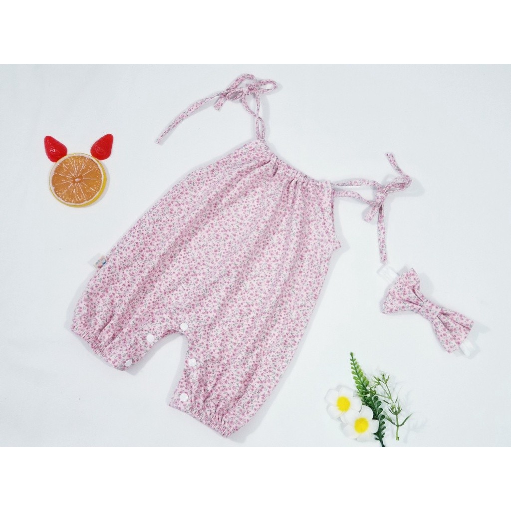 BỘ 2 DÂY DÀNH CHO BÉ GÁI KÈM NƠ DỄ THƯƠNG SIZE 4 - 10 KÝ [SiHu Baby Shop - Ảnh 3