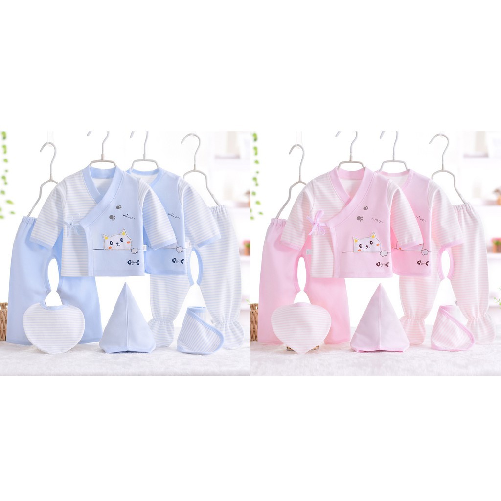 Combo Quần Áo Sơ Sinh 2 Set 14 Món - Ảnh 2