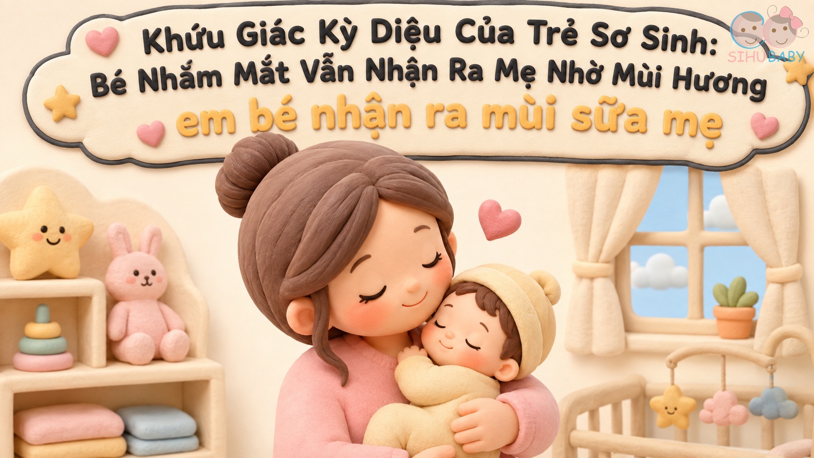 Khứu Giác Kỳ Diệu Của Trẻ Sơ Sinh: Bé Nhắm Mắt Vẫn Nhận Ra Mẹ Nhờ Mùi Hương