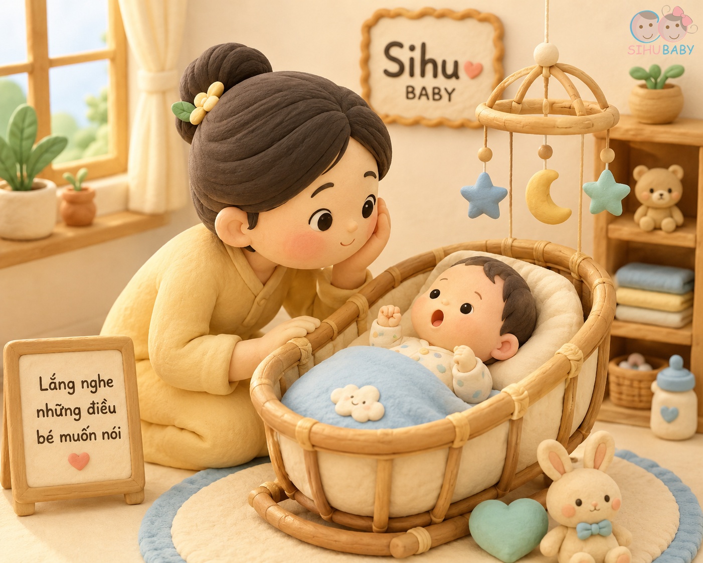 giải mã 5 tiếng khóc dunstan - mẹ lắng nghe âm thanh của bé sơ sinh