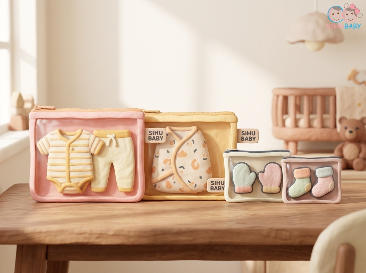 hội chứng làm tổ nesting instinct - Túi zip đồ sơ sinh SiHu Baby gọn gàng