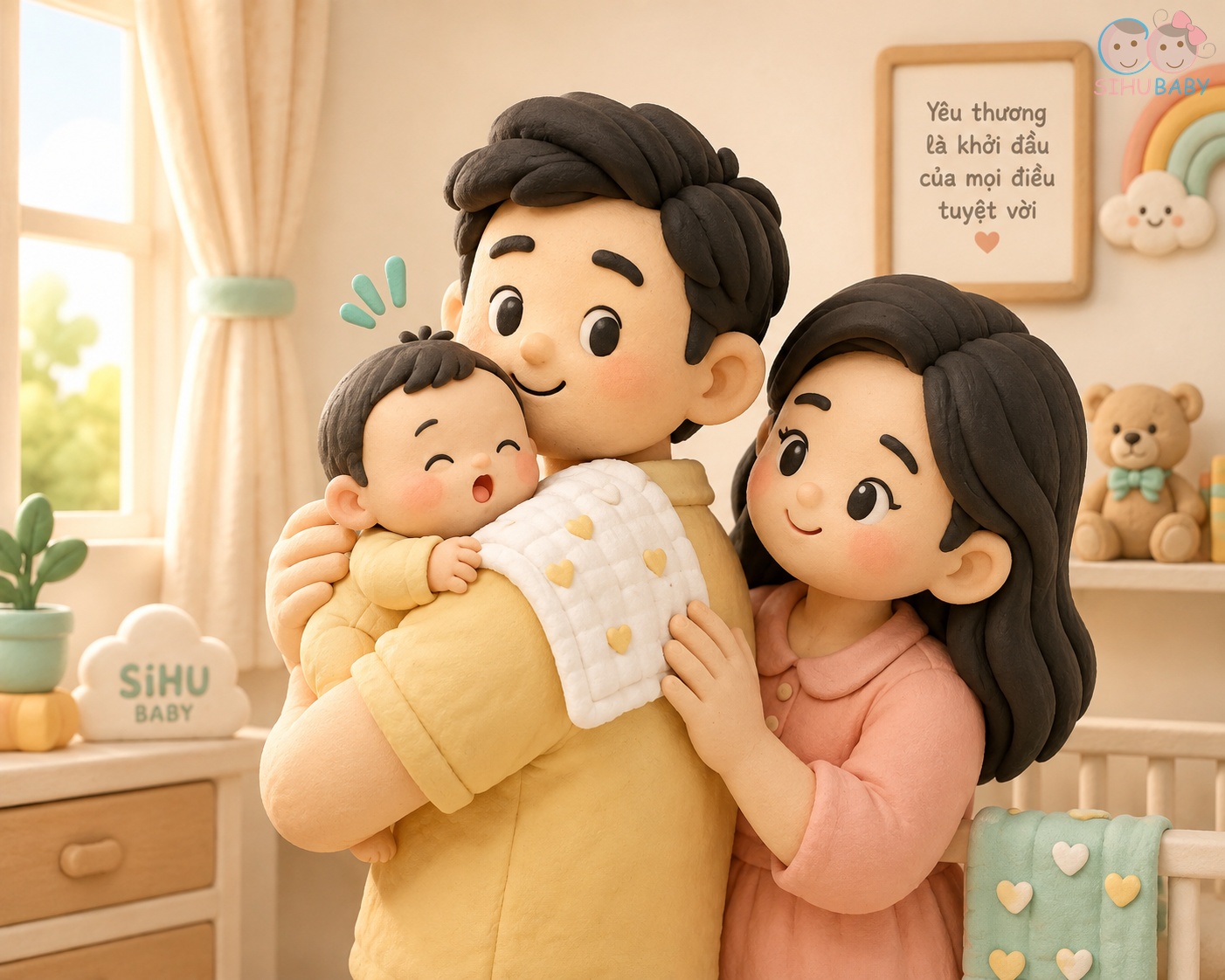 hội chứng não mẹ bỉm mom brain - ba mẹ cùng san sẻ việc chăm bé