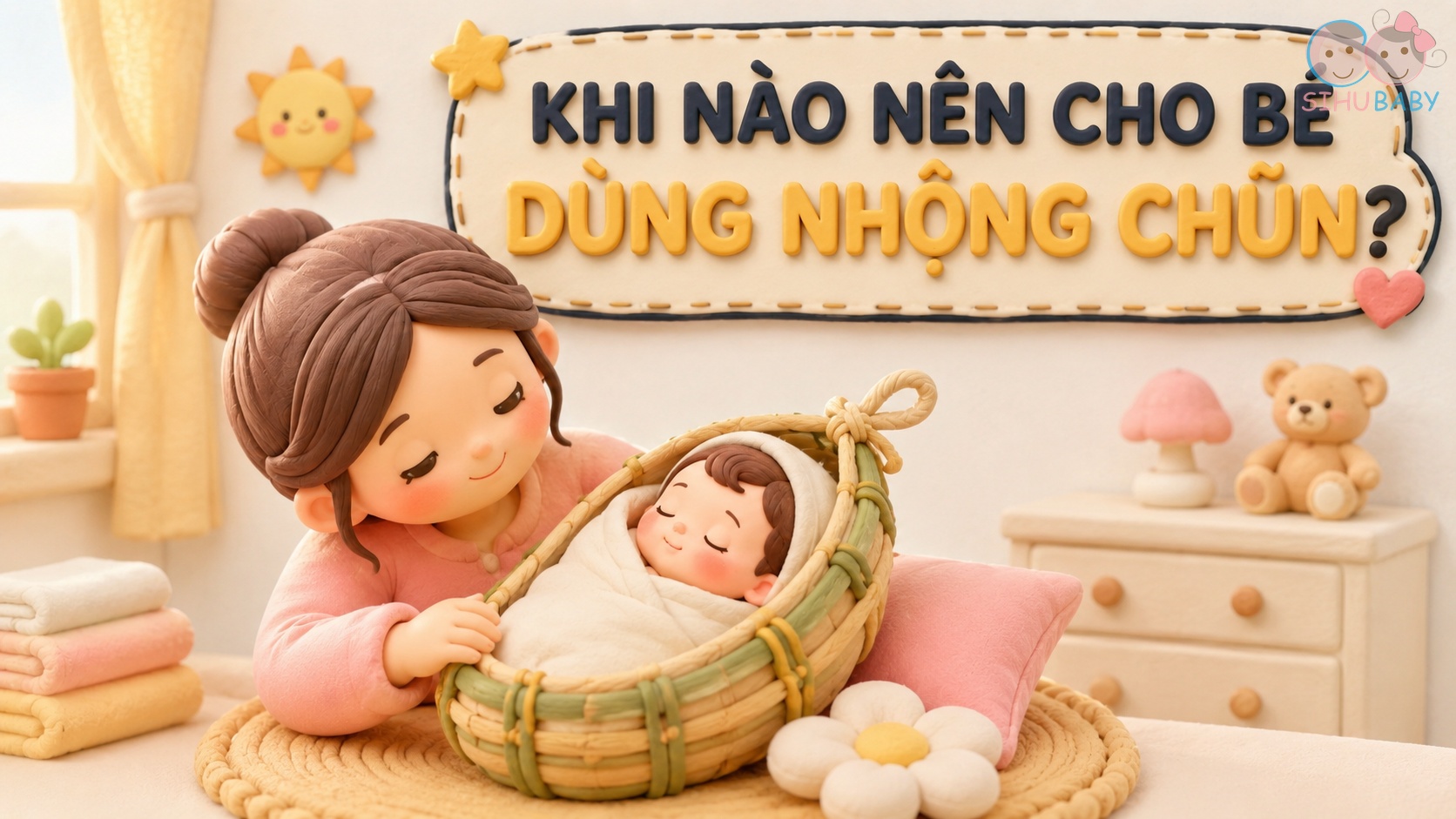 Khi Nào Nên Cho Bé Dùng Nhộng Chũn? Mẹo Giúp Con Tự Ngủ Sâu Giấc