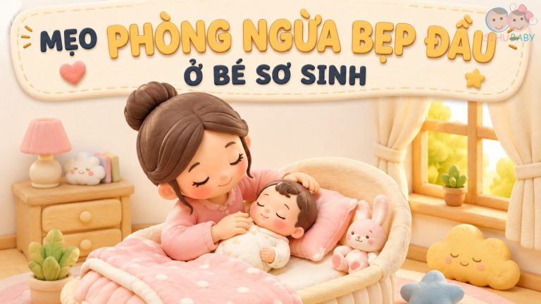 Mẹo Phòng Ngừa Bẹp Đầu Ở Trẻ Sơ Sinh: Tư Thế Nằm & Tummy Time Chuẩn