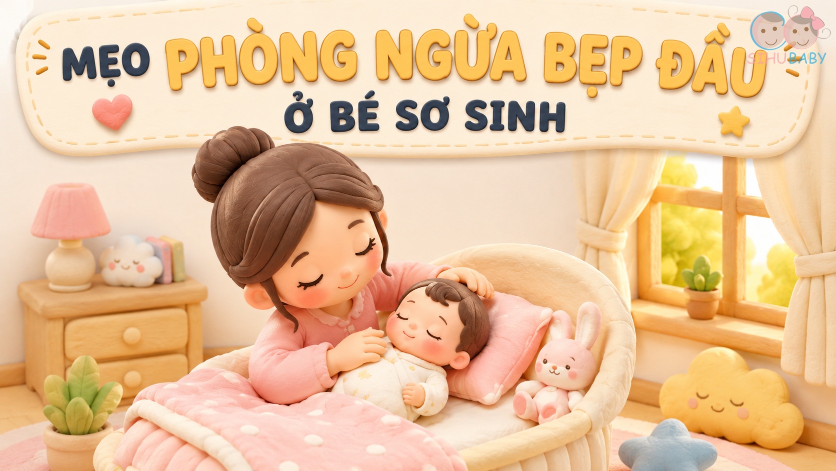 Mẹo Phòng Ngừa Bẹp Đầu Ở Trẻ Sơ Sinh: Tư Thế Nằm & Tummy Time Chuẩn