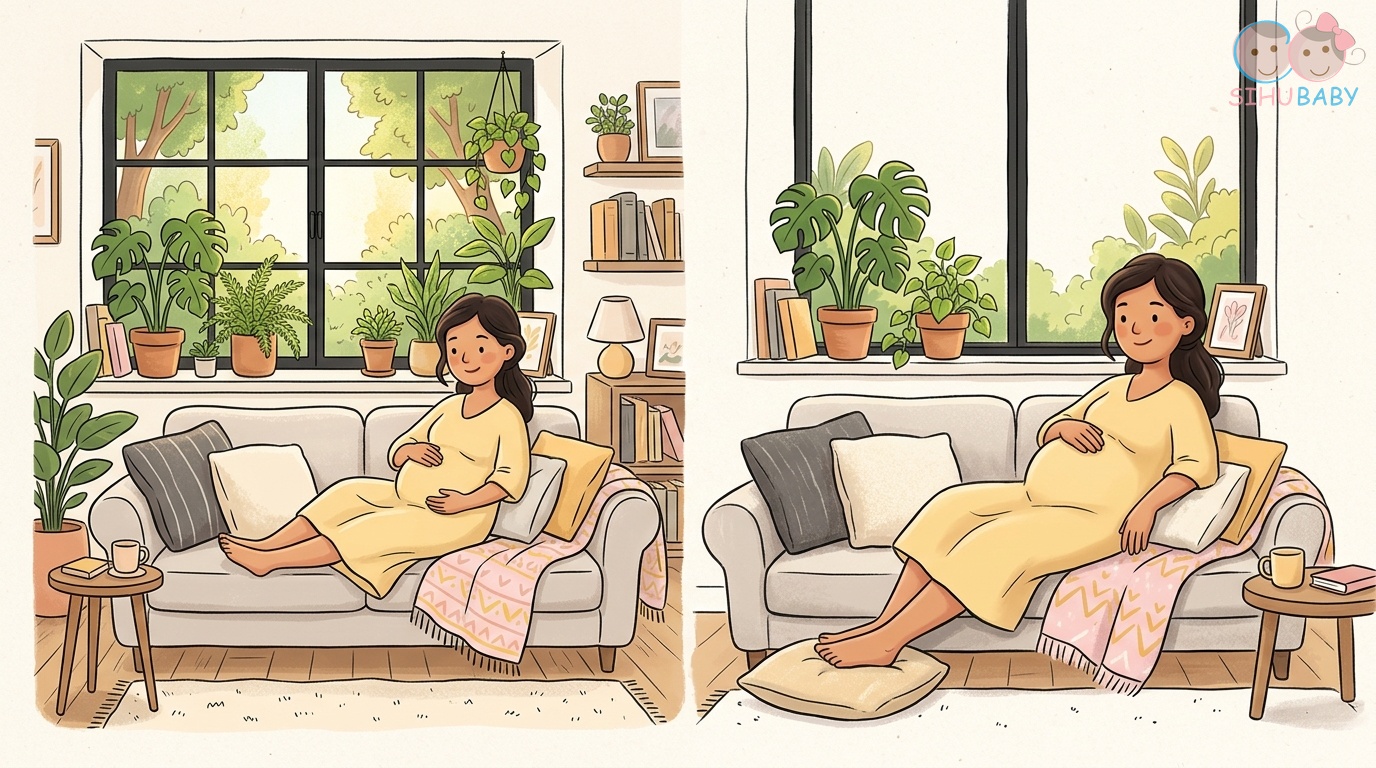 mẹo vượt qua ốm nghén 3 tháng đầu - mẹ bầu nghỉ ngơi thư giãn