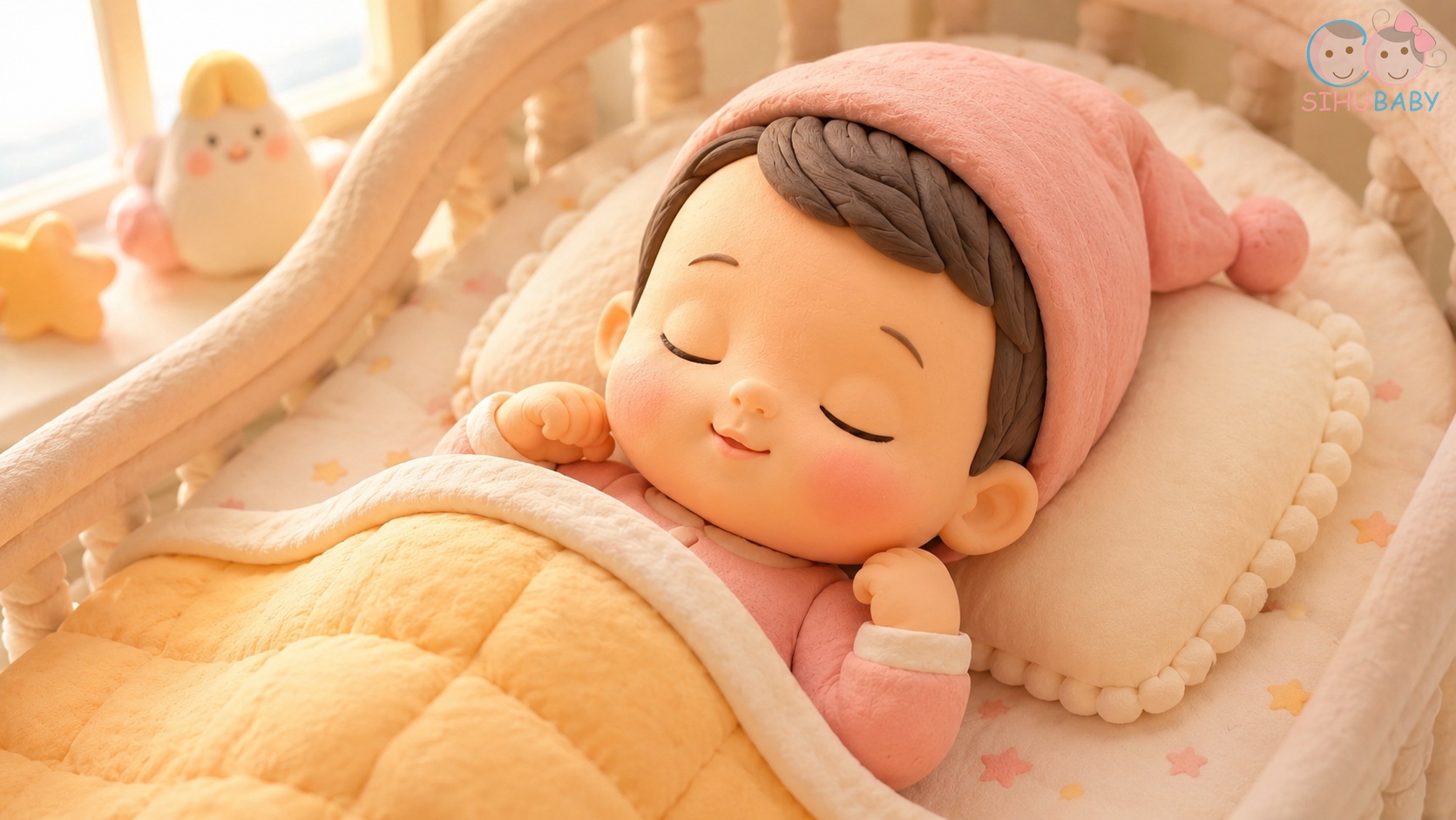 nụ cười trong mơ của trẻ sơ sinh - Bé sơ sinh mỉm cười thiên thần khi ngủ