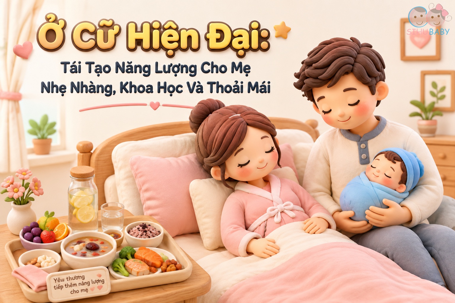 Ở Cữ Hiện Đại: Tái Tạo Năng Lượng Cho Mẹ Nhẹ Nhàng, Khoa Học Và Thoải Mái