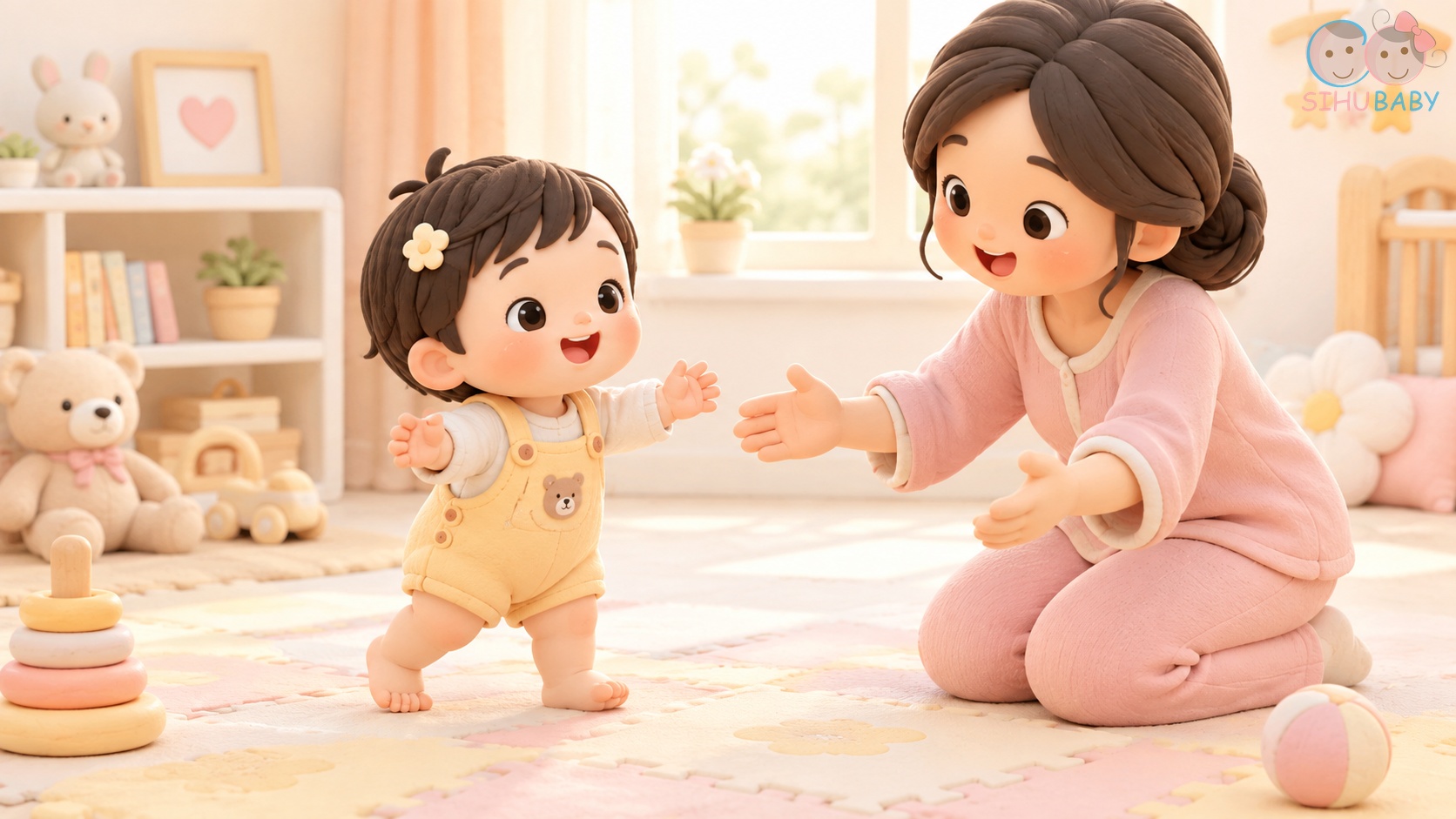 phản xạ babinski ở trẻ sơ sinh - bé tập đứng chập chững khi phản xạ đổi chiều bám sàn