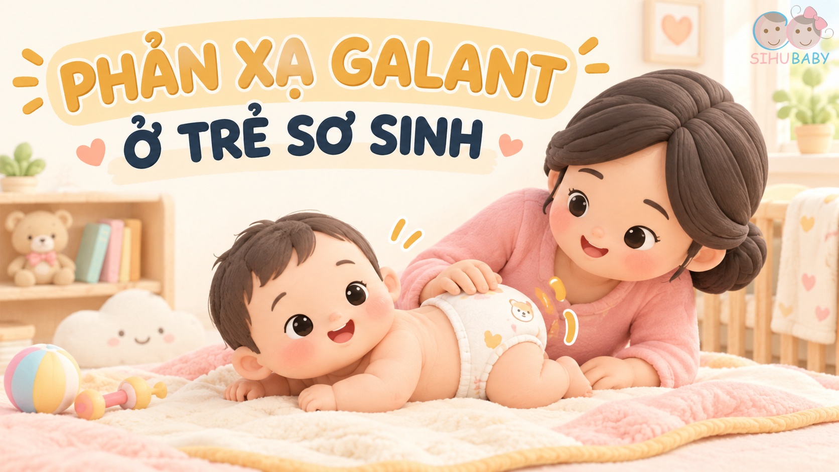 Phản Xạ Galant Ở Trẻ Sơ Sinh: Vì Sao Vuốt Lưng Bé Lại Lắc Hông Vặn Mình?