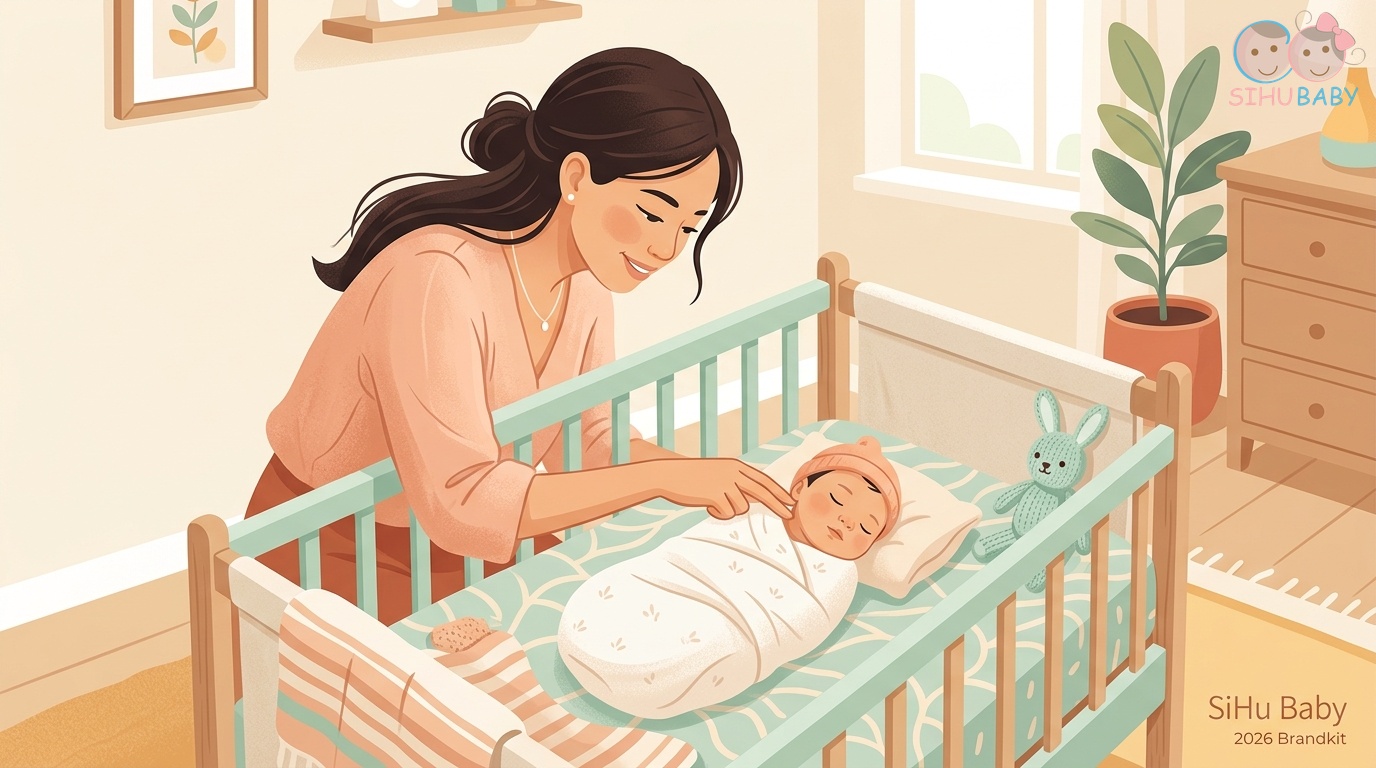 quy tắc mặc đồ cho bé phòng điều hòa - mẹ kiểm tra gáy bé