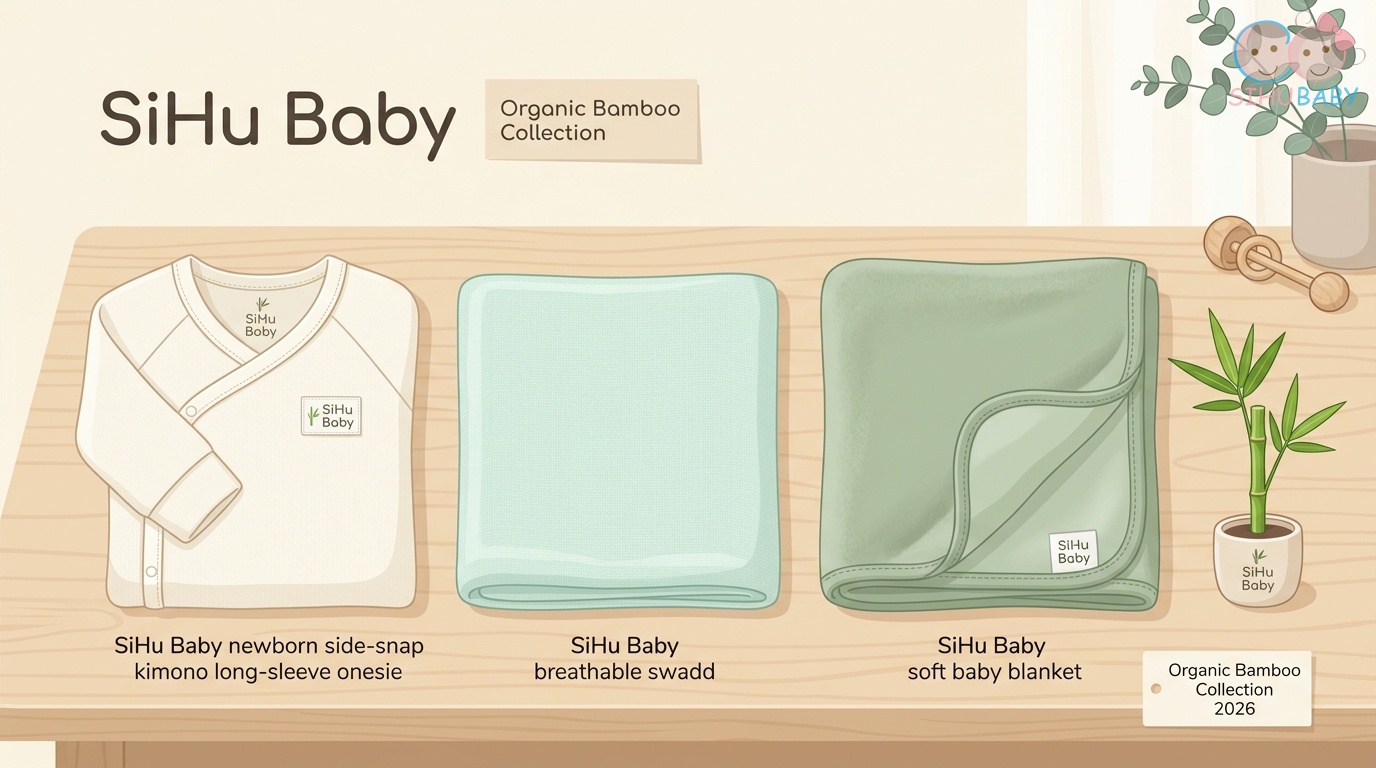 quy tắc mặc đồ cho bé phòng điều hòa - bộ quần áo sợi tre và nhộng chũn sihu baby
