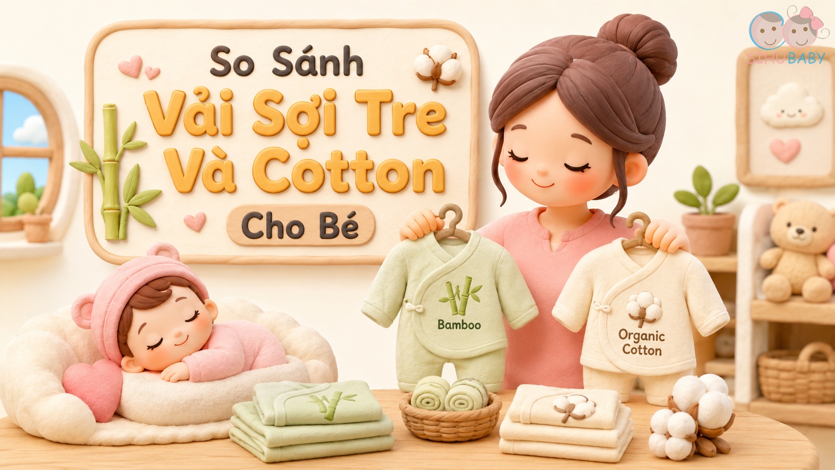 So Sánh Vải Sợi Tre Và Cotton Cho Bé: Loại Nào Tốt Hơn?