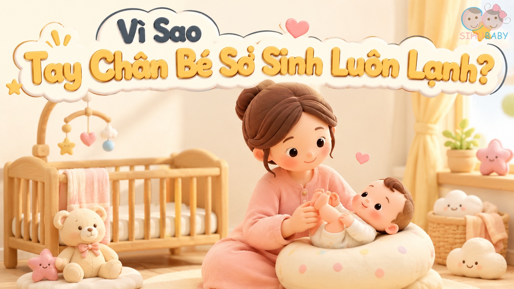 Vì Sao Tay Chân Bé Sơ Sinh Luôn Lạnh? Bí Mật Sinh Học Giúp Mẹ Yên Tâm