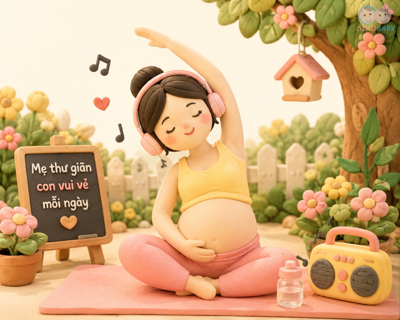 thai giáo 3 tháng giữa nhẹ nhàng - bảng gợi ý hoạt động theo tuần