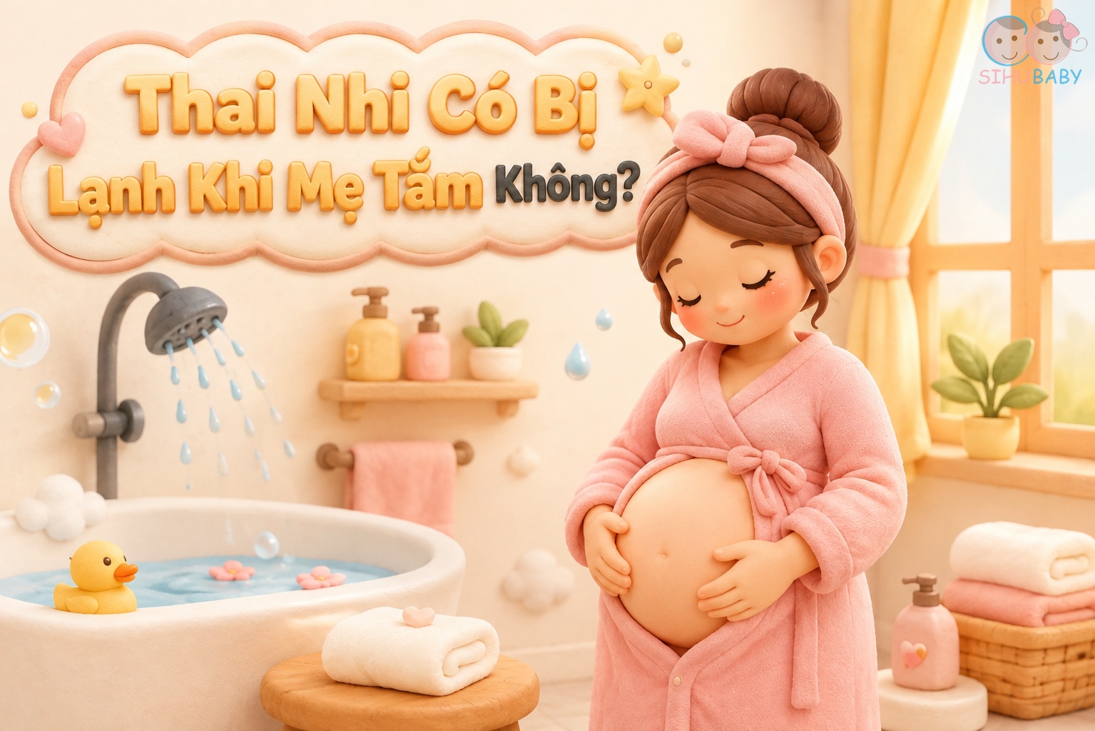 Thai Nhi Có Bị Lạnh Khi Mẹ Tắm Không? Sự Thật Về Bé