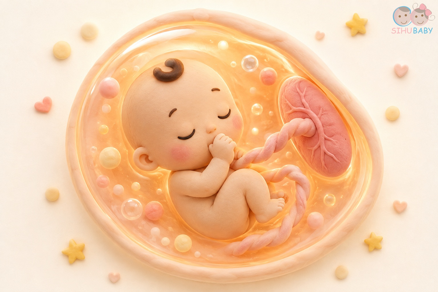 thai nhi làm gì trong bụng mẹ - bé mút ngón tay cái và ngủ say