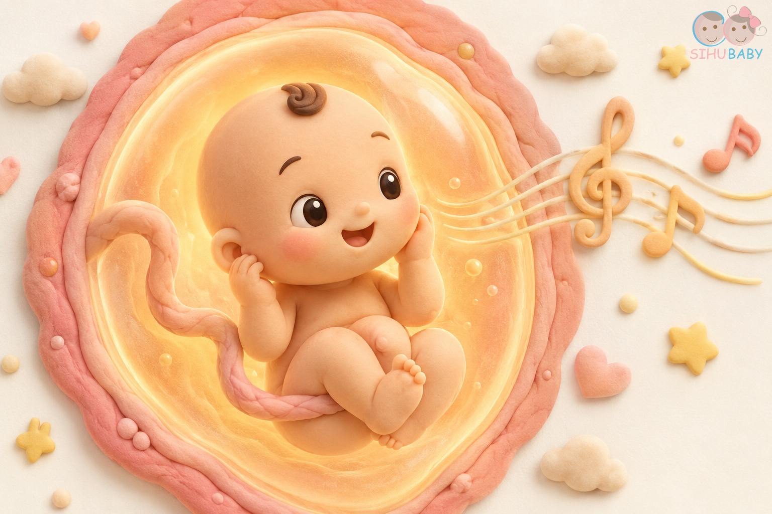 thai nhi làm gì trong bụng mẹ - bé mở mắt và nghe giọng nói bố mẹ