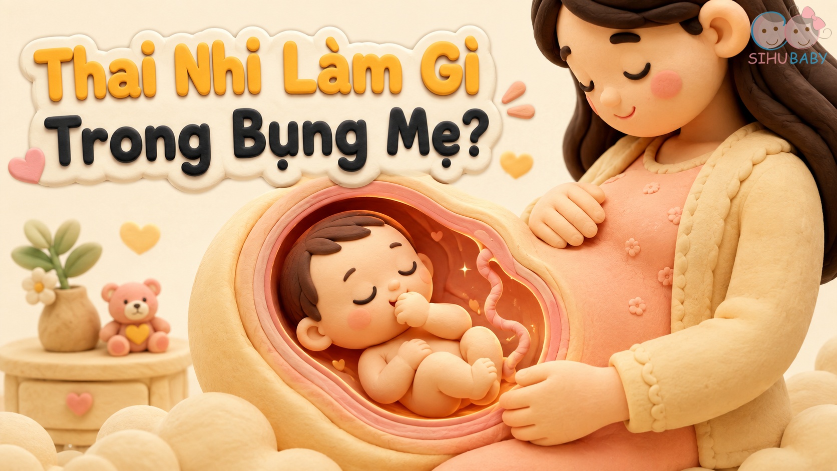 Thai Nhi Làm Gì Trong Bụng Mẹ? Khám Phá 24 Giờ Diệu Kỳ Của Bé