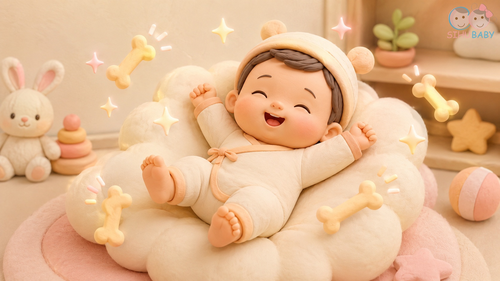 trẻ sơ sinh có bao nhiêu chiếc xương - cấu trúc sụn mềm dẻo giúp bé sơ sinh co duỗi linh hoạt