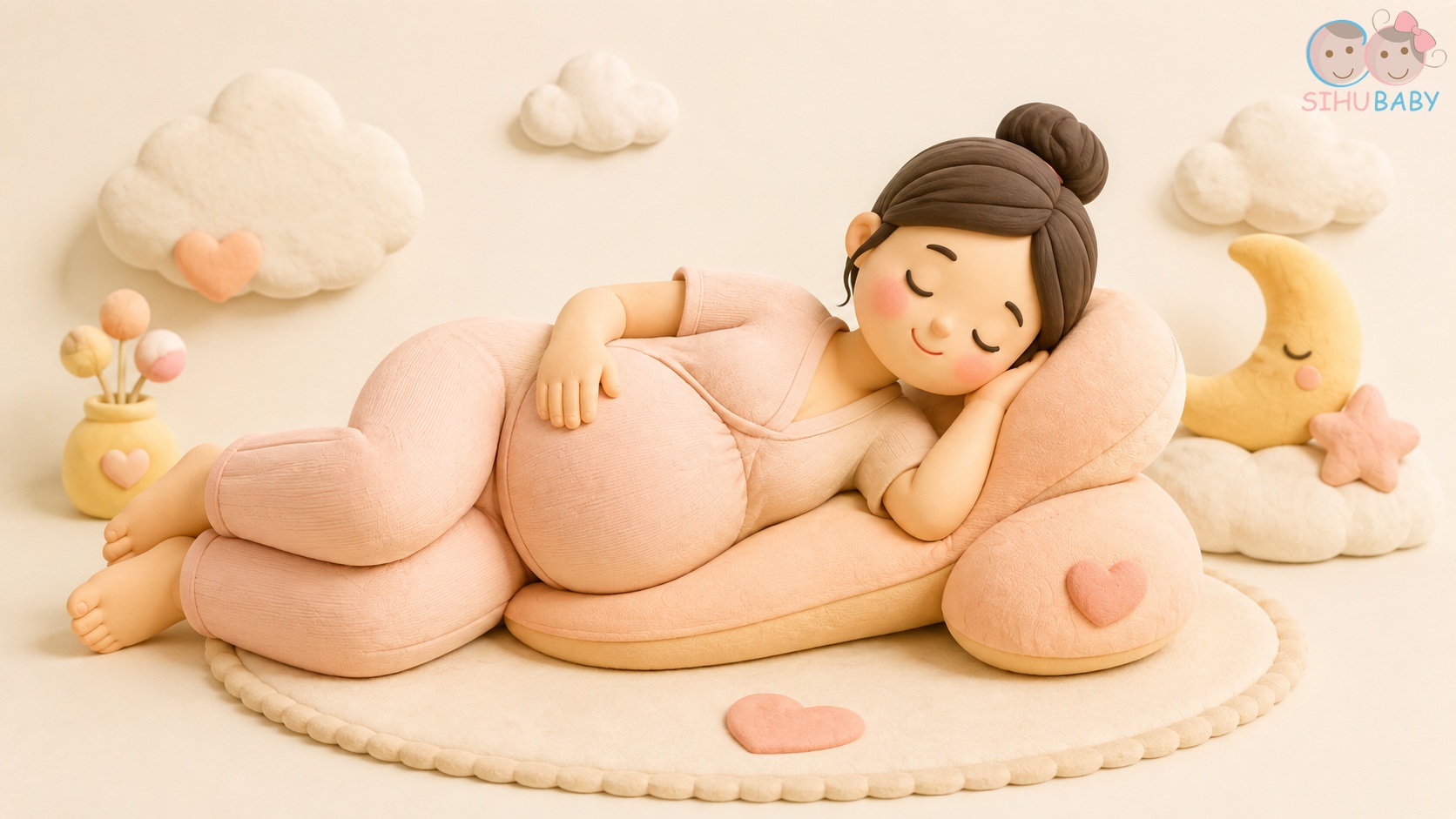 vì sao thai nhi hay đạp về đêm - mẹ bầu ngủ ngon thư giãn