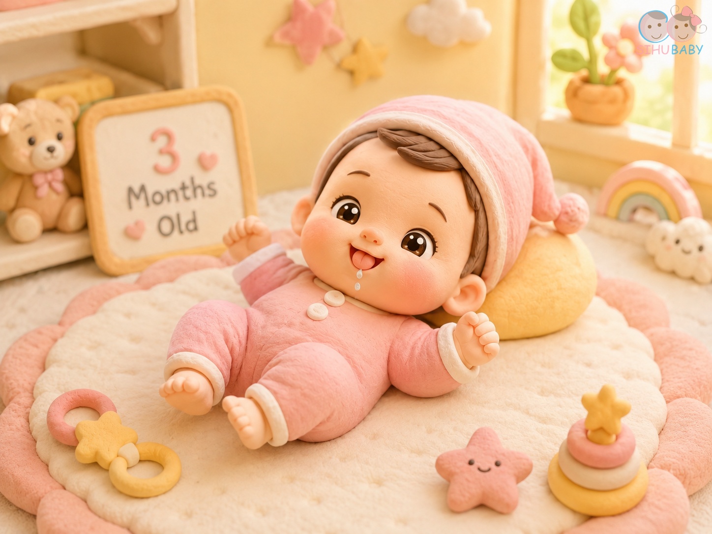 vì sao trẻ sơ sinh hay thè lưỡi - bé đùn bọt mép nước bọt