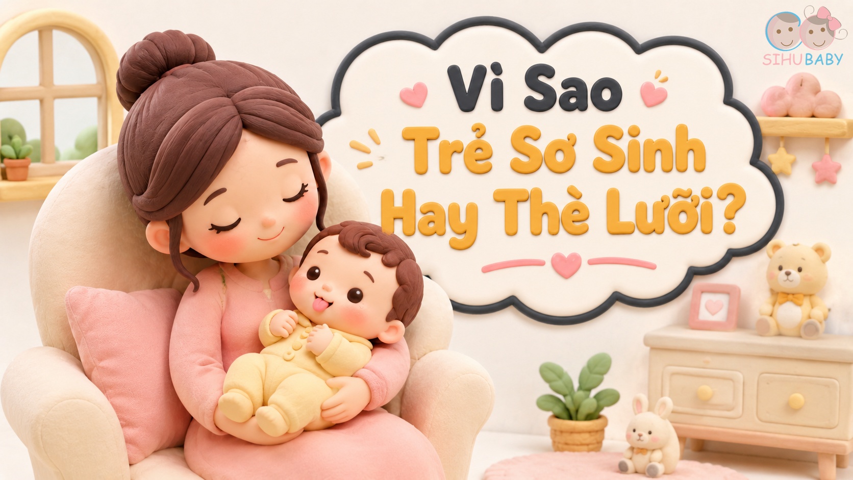 Vì Sao Trẻ Sơ Sinh Hay Thè Lưỡi? Sự Thật Thú Vị Về Bé