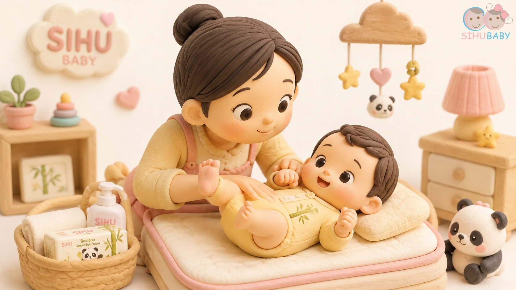 vì sao trẻ sơ sinh hay vặn mình gồng đỏ mặt - mẹ massage bụng và tập động tác đạp xe cho bé