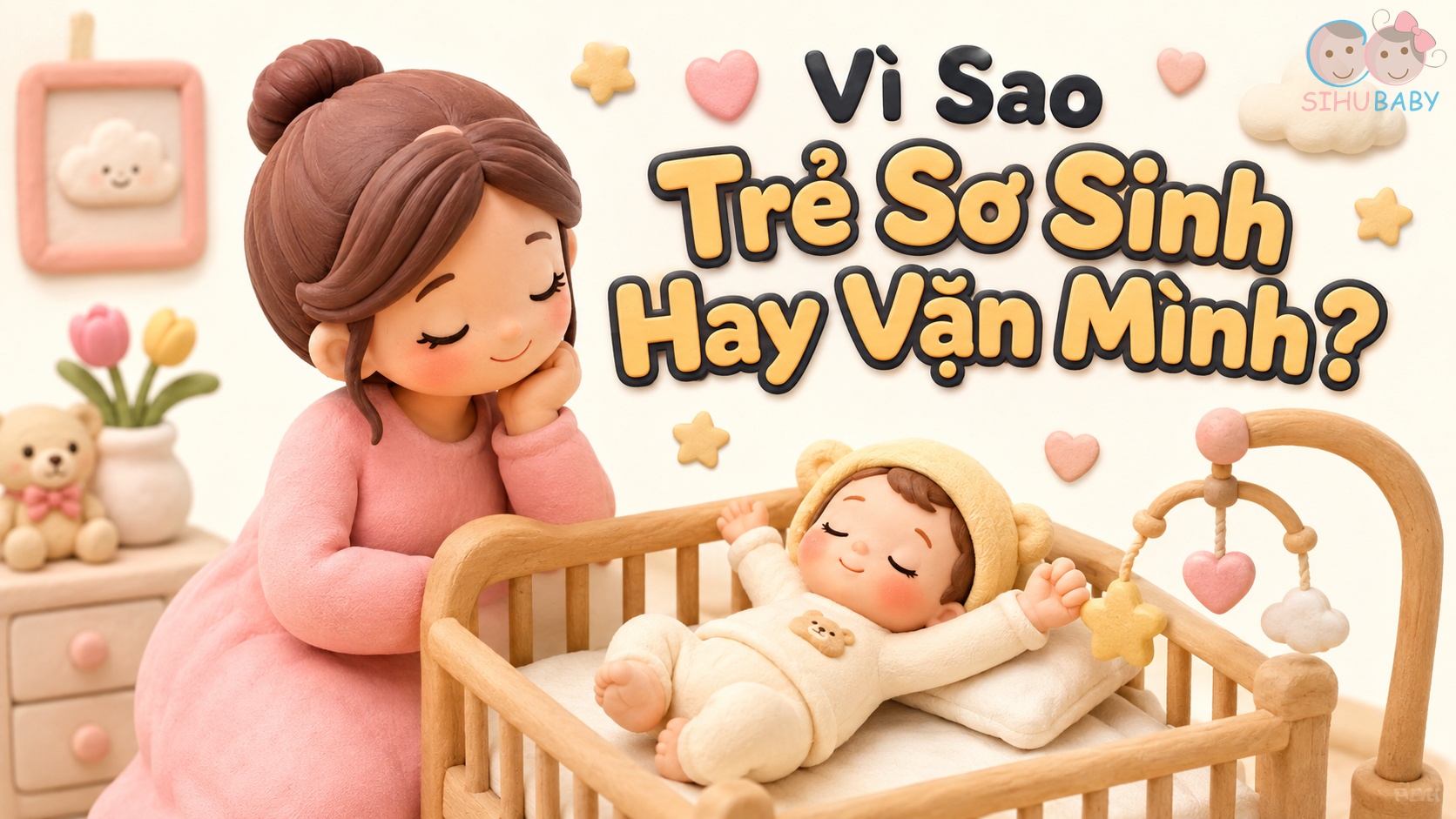 Vì Sao Trẻ Sơ Sinh Hay Vặn Mình, Gồng Đỏ Mặt Khi Ngủ? Bí Mật Sinh Học Giúp Mẹ Thở Phào