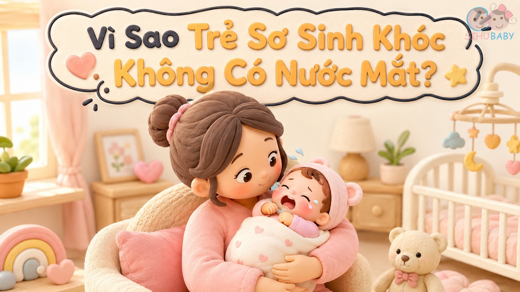 Vì Sao Trẻ Sơ Sinh Khóc Không Có Nước Mắt? Sự Thật Về Bé
