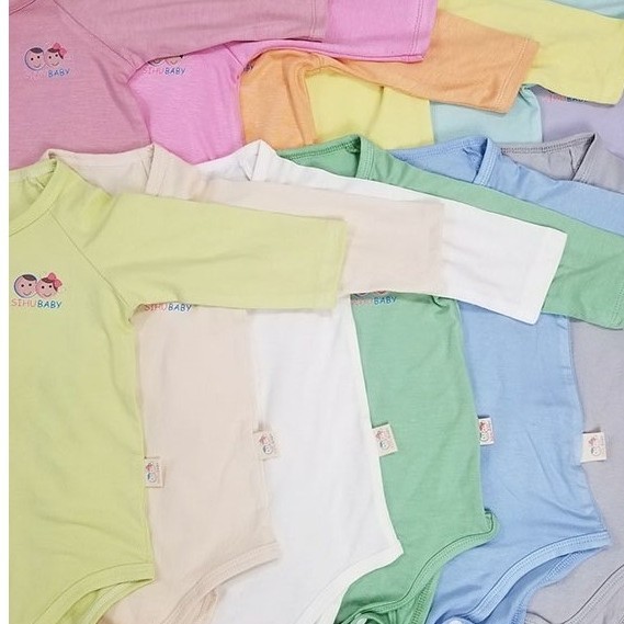 BỘ LIỀN THÂN TAY DÀI CHO BÉ TỪ 3 ĐẾN 10 KÝ [SiHu Baby Shop]