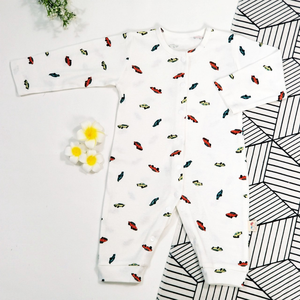 Đồ Dài Tay Dài Chân Liền Thân Cotton Hữu Cơ Mềm Mại, Thoải Mái Cho Bé Từ 3 Đến 10 Ký - Ảnh 5