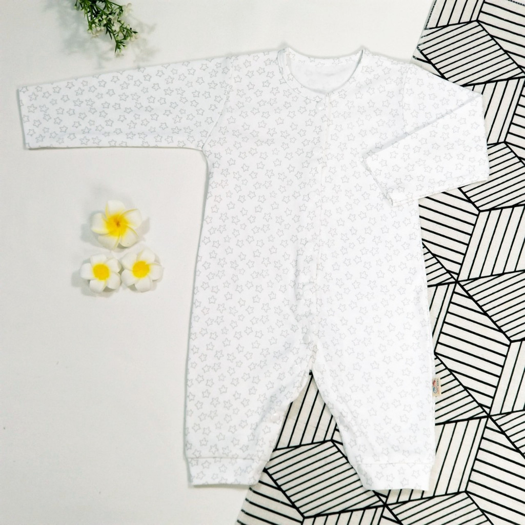 Đồ Dài Tay Dài Chân Liền Thân Cotton Hữu Cơ Mềm Mại, Thoải Mái Cho Bé Từ 3 Đến 10 Ký - Ảnh 6