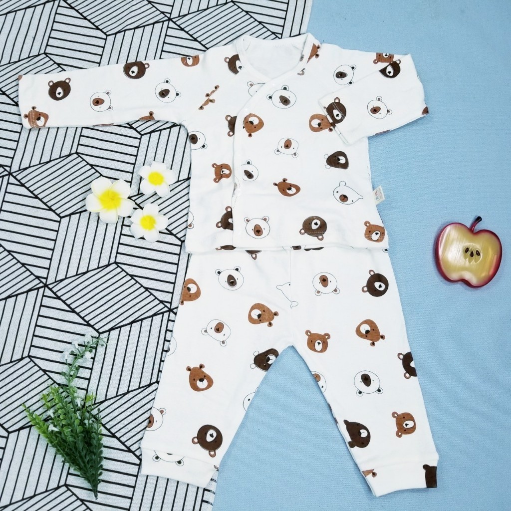BỘ QUẦN ÁO DÀI SƠ SINH CHO BÉ TỪ 0 - 8 THÁNG - Ảnh 6