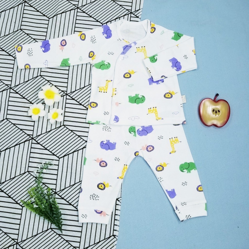 BỘ QUẦN ÁO DÀI SƠ SINH CHO BÉ TỪ 0 - 8 THÁNG - Ảnh 2